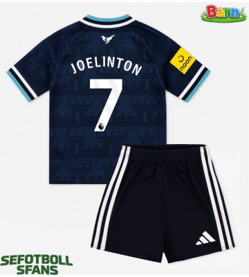 Newcastle United Joelinton #7 Bortaställ Barn 2026-27 Kortärmad (+ Korta byxor)